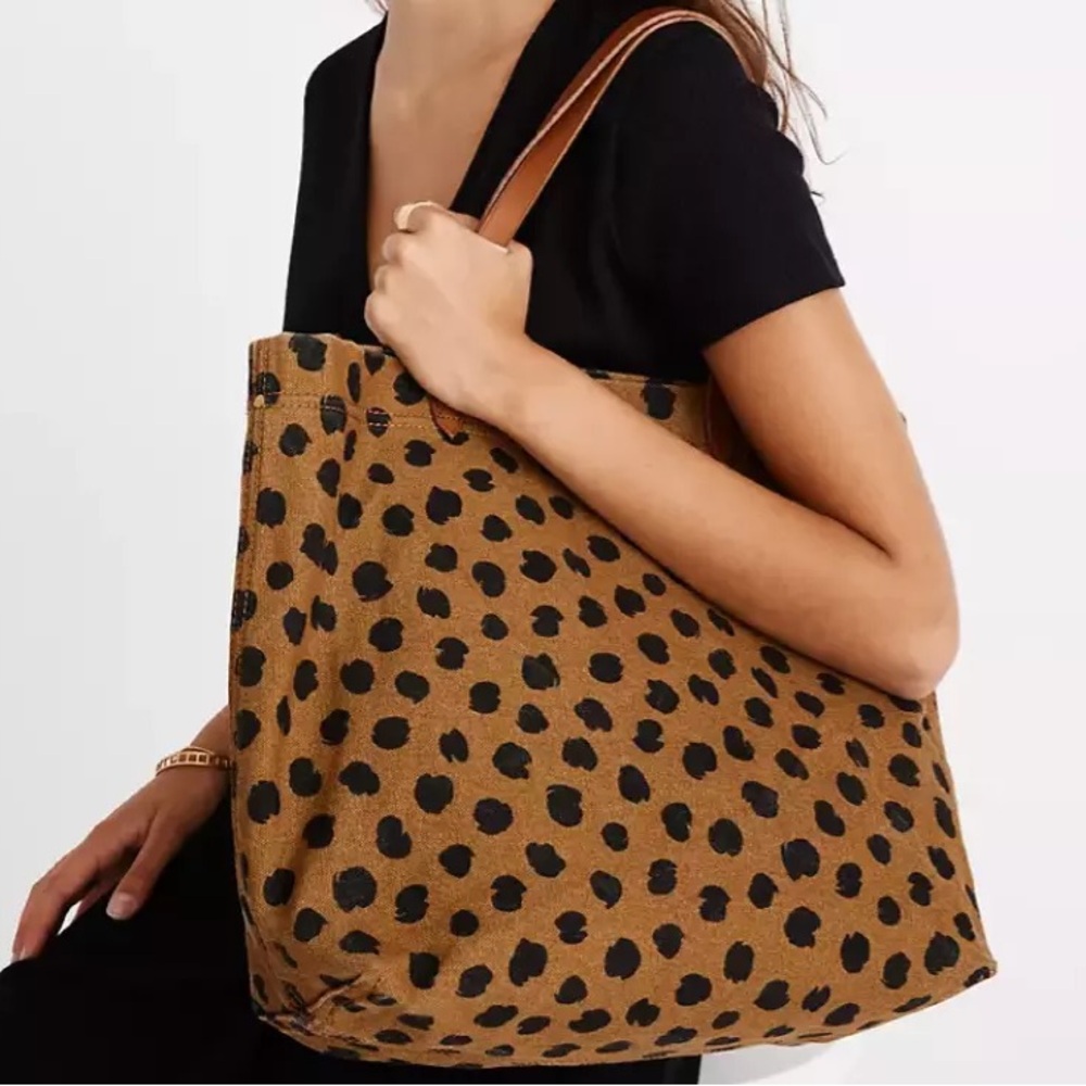 Madewell Canvas Transport Tote Painted Spots